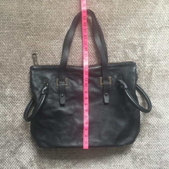 Kenneth Cole Pebbled Leather Shoulder Bag - Picture 11 of 14